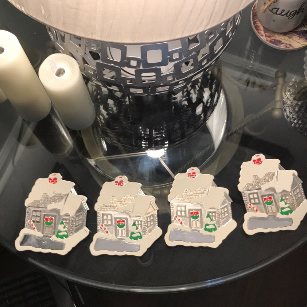 Set up for Christmas coasters